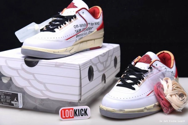 Off-White Low White Red Jordan Retro 2 DJ4375-106 SP 0805